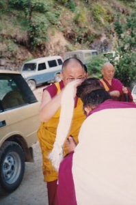 Lama Jigme Rinpoche and the Dalai Lama