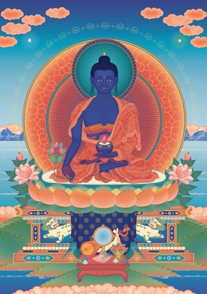 Medicine Buddha (417 x 592)