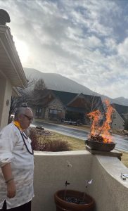 smoke offering puja